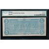 Image 2 : 1864 $5 Confederate States of America Note PMG 64EPQ