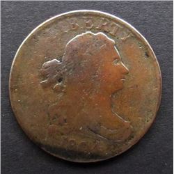 1804 DRAPPED BUST HALF CENT FINE