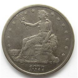 1877-S SEATED DOLLAR FINE+