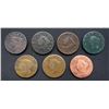 Image 1 : 7-LARGE CENTS (PARTIAL DATES/NO DATE