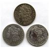 Image 1 : 3-SILVER DOLLARS CIRC OR BETTER