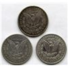Image 2 : 3-SILVER DOLLARS CIRC OR BETTER