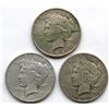 Image 1 : 3-SILVER DOLLARS CIRC OR BETTER