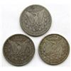 Image 2 : 3-SILVER DOLLARS CIRC OR BETTER