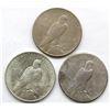 Image 2 : 3-SILVER DOLLARS CIRC OR BETTER