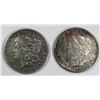 Image 1 : 1878 7TF REV 79 VG & 1878-S AU/UNC MORGAN $