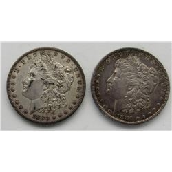 1880-O & 1881-O MORGAN DOLLARS