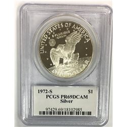 1972-S IKE SILVER DOLLARS PCGS PR69