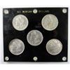 Image 1 : 5-AU/BU MORGAN DOLLARS: 2- 1878-S, 1882-O,