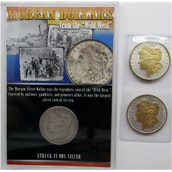3-SILVER DOLLARS: 2-1889 ENHANCED