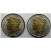 Image 4 : 3-SILVER DOLLARS: 2-1889 ENHANCED