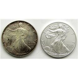 1994 & 2012 .999 SILVER ONE OUNCE EAGLE