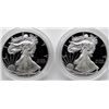 Image 1 : 2016 & 2017 PROOF AMERICAN SILVER EAGLES
