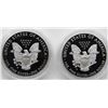 Image 2 : 2016 & 2017 PROOF AMERICAN SILVER EAGLES