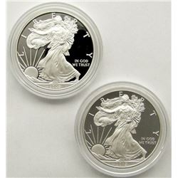 2008 & 2012 PROOF AMERICAN SILVER EAGLES