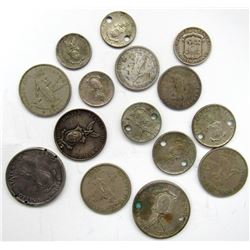 1916 & 1920 PHILIPPINES 20 CENTAVOS; 3 - 1960'S 25