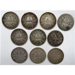10 - GERMANY 1 MARK DEUTSCHES REICH