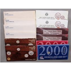 2 each U.S. MINT SETS: 1979, 1980, 1985,