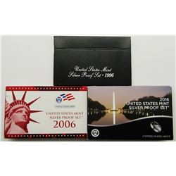 3-U.S. SILVER PROOF SETS: 2016, 2006