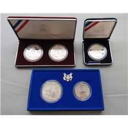 3 - SILVER COMMEM SETS / DOLLARS