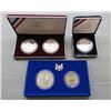 Image 1 : 3 - SILVER COMMEM SETS / DOLLARS