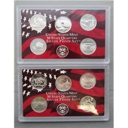 2-U.S. SIVER PROOF QTR SETS