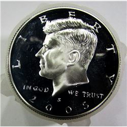 2005-S PROOF SILVER KENNEDY HALF