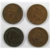 Image 1 : 4- VF/XF INDIAN CENTS- 1889, 1903, 1904, 1908