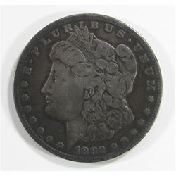 1882-CC MORGAN DOLLAR GOOD DARK TONED