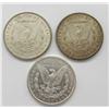 Image 2 : 3-AU/UNC MORGAN DOLLARS:  1885, 1890, 1904-O