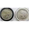 Image 1 : 1925 & 1922 PEACE DOLLARS