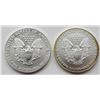 Image 2 : 1989 & 1999 .999 SILVER ONE OUNCE EAGLE