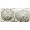 Image 2 : 2000 & 2009 .999 SILVER ONE OUNCE EAGLE