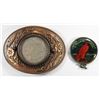 Image 1 : 1921 MORGAN BELT BUCKLE; 1925 PEACE W/ ENAMELED