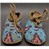 Image 1 : SIOUX INDIAN BABY MOCCASINS