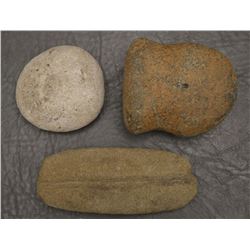 THREE STONE ARTIFACTS