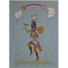 Image 2 : NAVAJO INDIAN PAINTING (HARRISON BEGAY)