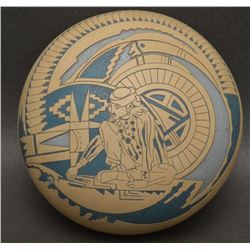 NAVAJO INDIAN POTTERY SEED JAR