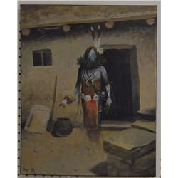 NAVAJO INDIAN PAINTING (BAHE)