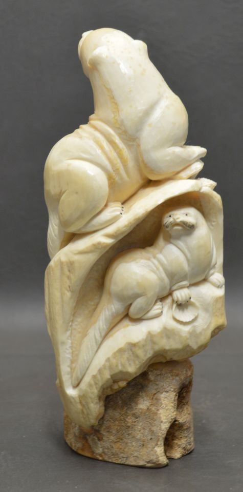Inuit Art Ivory Sculptures Inuit Art Ivory Sculptures