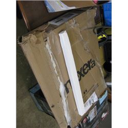 Nexera 101506 Singlke Door Black Audio Tower Cabinet