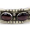 Image 2 : Native American Navajo Sterling Amethyst Bracelet