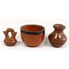 Image 1 : 3 Native American Pottery Miniatures