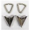 Image 2 : Native American Navajo Sterling Collar Tips