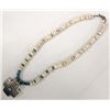 Image 2 : Navajo Sterling Turquoise & Shell Heishi Choker