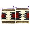 Image 1 : 2 Small Navajo Wool Textile Rugs