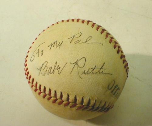 Babe Ruth Autographed Baseball