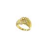 Image 3 : 0.25 ctw Diamond Cocktail Ring - 14KT Yellow Gold