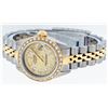 Image 4 : Rolex Ladies 2 Tone 14K Champagne String Diamond Datejust Wristwatch