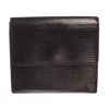 Image 1 : Louis Vuitton Black Epi Leather Elise Wallet